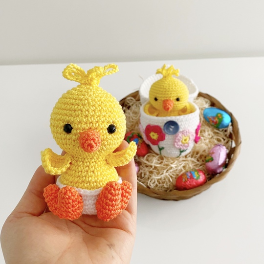 Ü-Ei Küken (Schlüsselanhänger, Taschenbaumler)