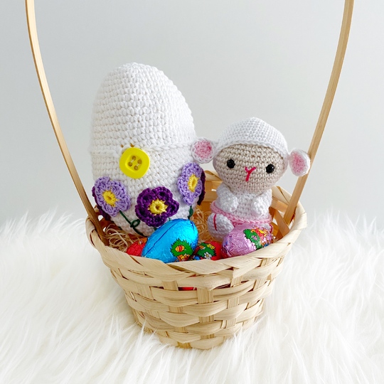 Ü-Ei Lamm (Schlüsselanhänger, Taschenbaumler)