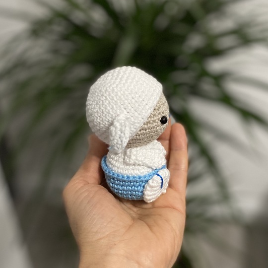 Ü-Ei Lamm (Schlüsselanhänger, Taschenbaumler)