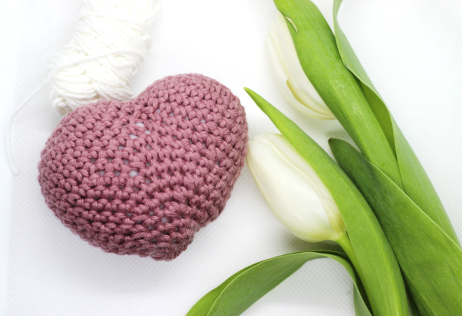Crochet Pattern - 3D Heart