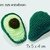 Avocado Gemüse Häkelanleitung