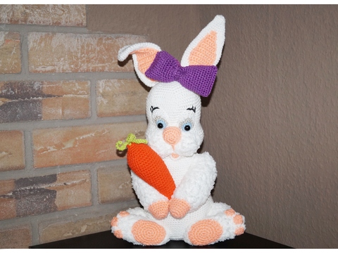 Häkelanleitung Hase Funny  XL 40 cm....Ostern