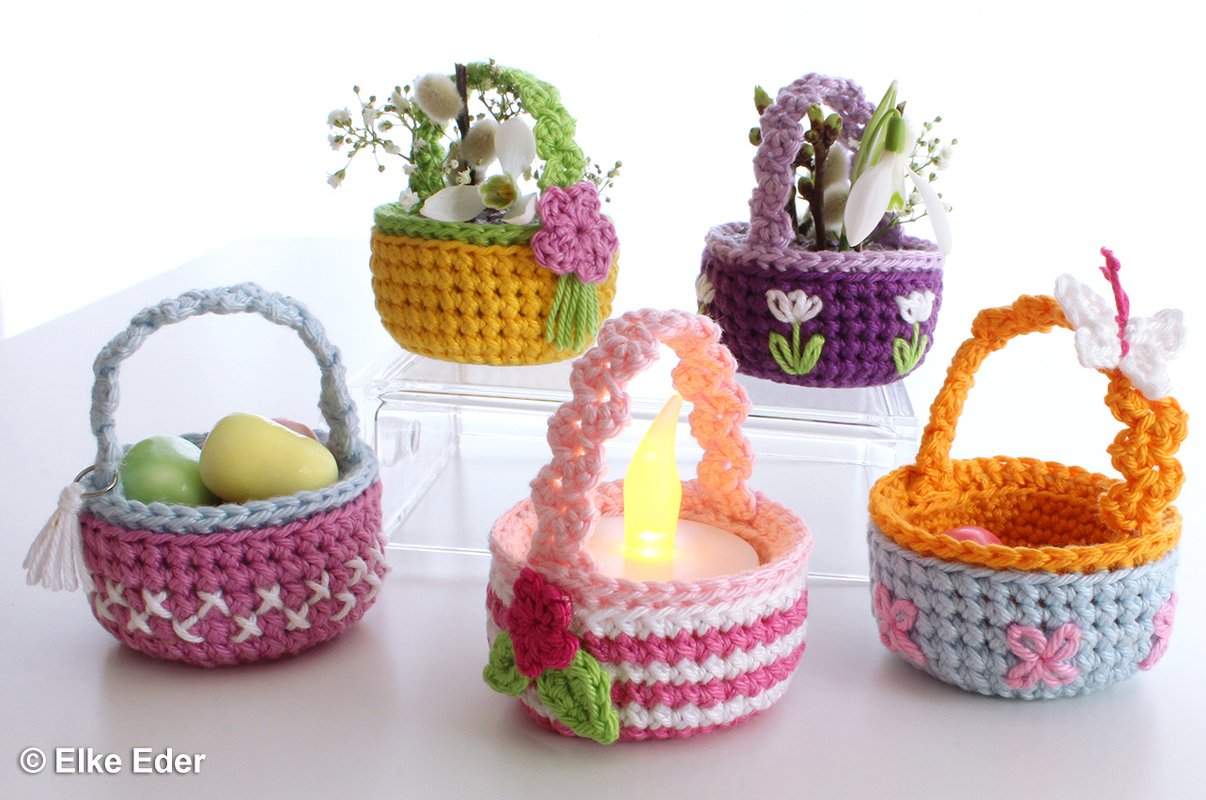 Cute Little Baskets - for tealight, Easter eggs and other little things