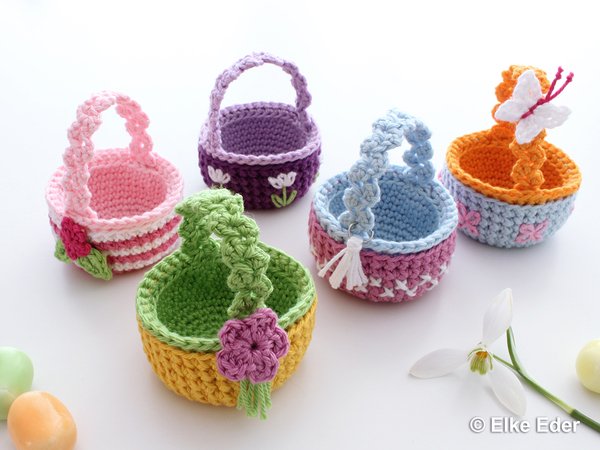 Cute Little Baskets - for tealight, Easter eggs and other little things