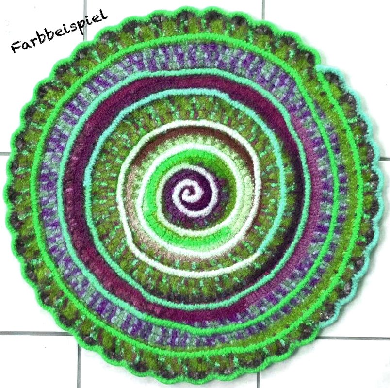 Schneller FilzTeppich aus FilzWolleResten - auch für Anfänger geeignet - Bild 2