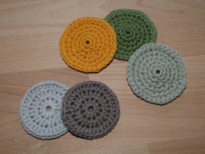 Häkelanleitung für Seifensäckchen (2 Größen) und Abschminkpads (2 Varianten)