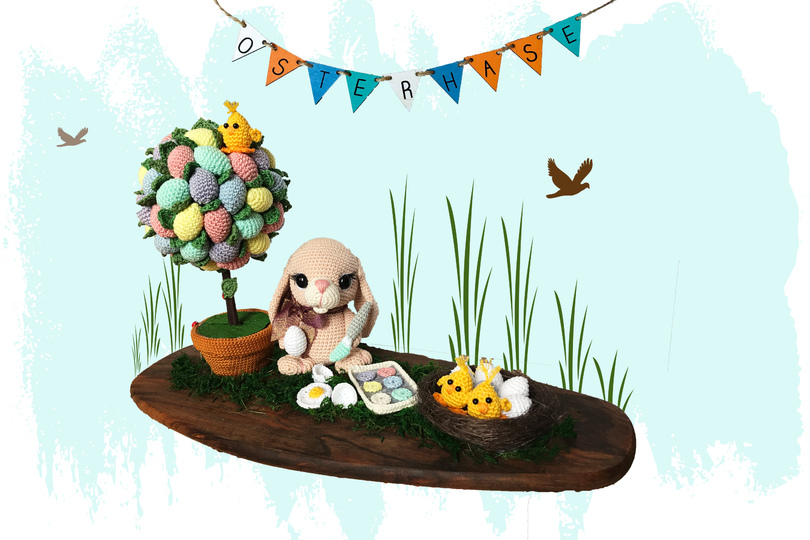Baby Hase - Kollektion mein kleiner bester Freund Häkelanleitung