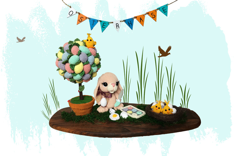 Baby Hase - Kollektion mein kleiner bester Freund Häkelanleitung