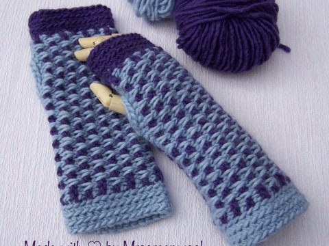 Strickanleitung für Armstulpen "Mirakel"