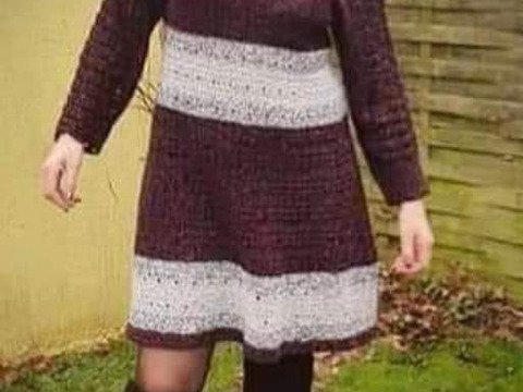 Häkelanleitung Kleid Celena ( Ohne Maschenprobe / Für jede Größe)