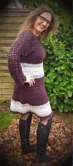 Häkelanleitung Kleid Celena ( Ohne Maschenprobe / Für jede Größe)