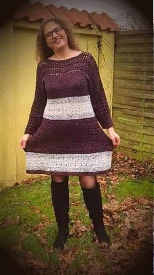 Häkelanleitung Kleid Celena ( Ohne Maschenprobe / Für jede Größe)