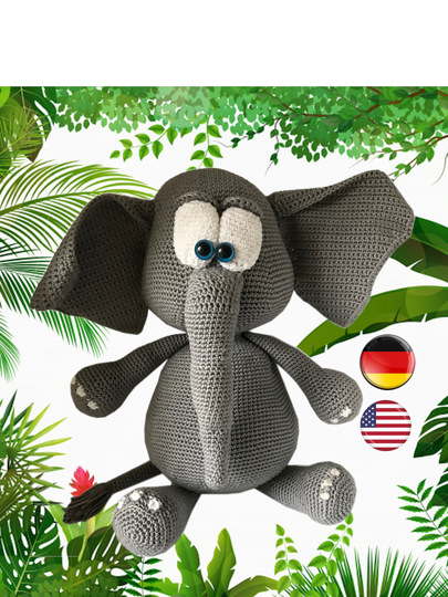 Amigurumi Häkelanleitung Elefant