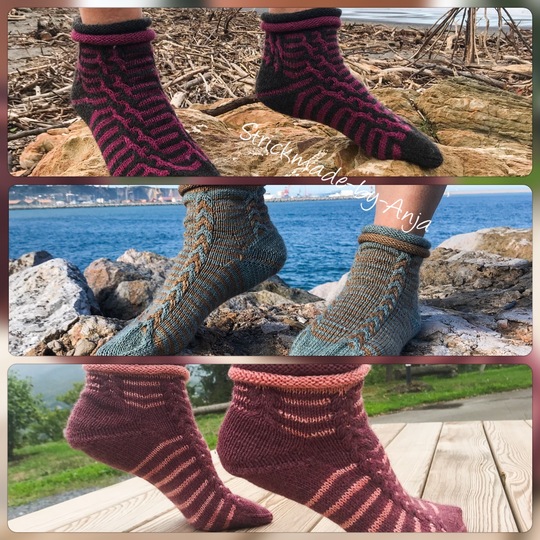 Socken Santona, Luanco und El Casal im Set