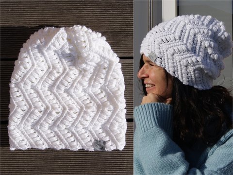 Beanie ZICK-ZACK (für alle Größen)