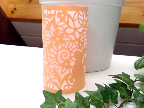 Frühlings Lichthülle Plotterdatei SVG DXF