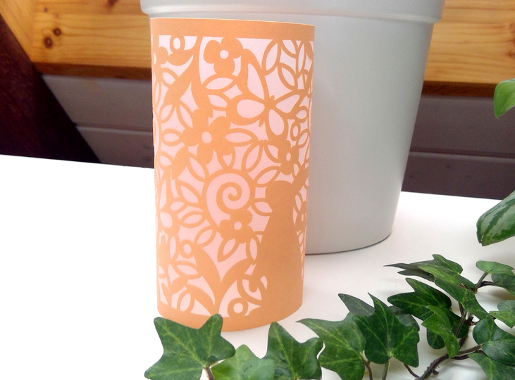 Frühlings Lichthülle Plotterdatei SVG DXF