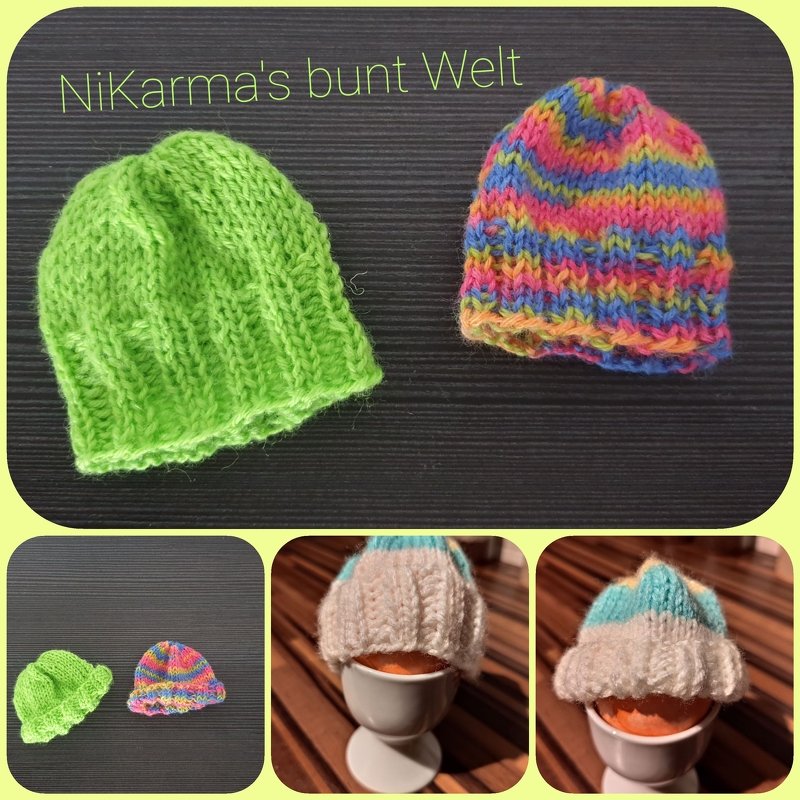 Strickanleitung Eierwärmer "Mützen" - Bild 2