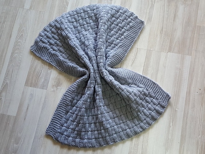 Strickanleitung Babydecke, Krabbeldecke, Wagendecke, Plaid für Anfänger