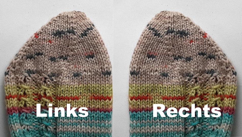 Socken stricken so einfach wie noch nie! Fixe Ferse mit Zopfmuster, Toe-Up, Gr.34-45