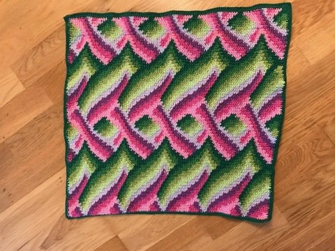 3D Häkelmuster Wirbel