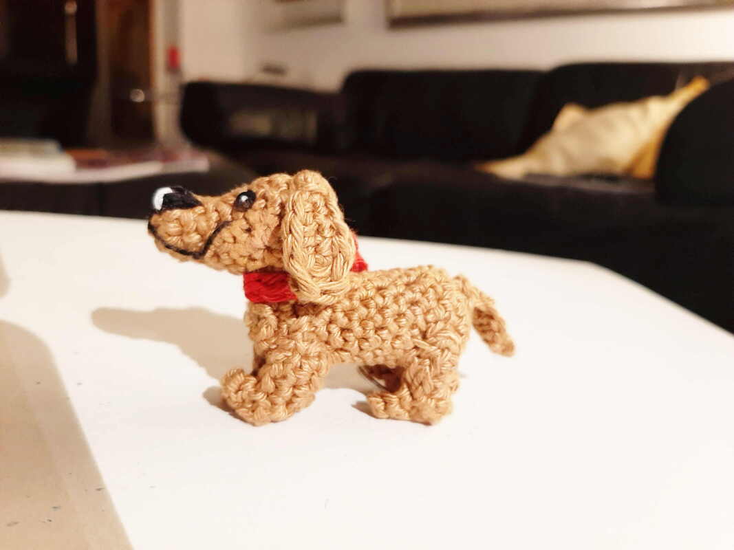 Keychain - Dachshund - crochet pattern - Image 2