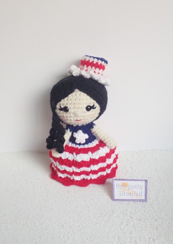Betsy the Patriotic Girl - Crochet Amigurumi Pattern- English - Image 4