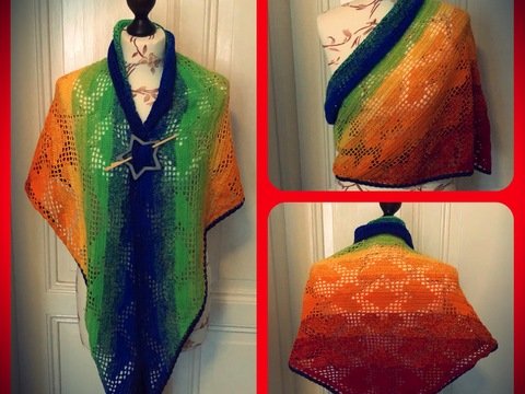 Motivtuch "Rautenherzen"