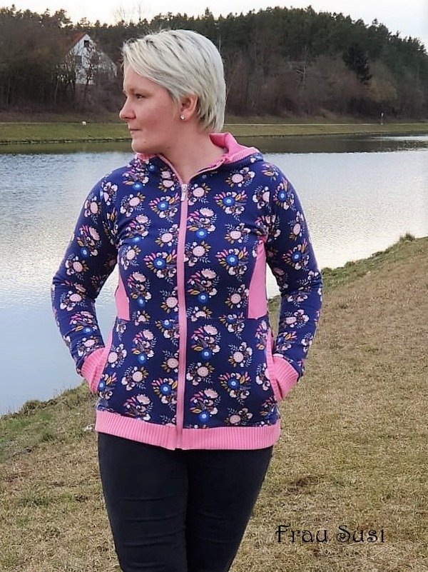 Sweatjacke Pia für Damen Gr. 36 - 52 - Bild 2