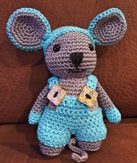 Häkelanleitung für Bisquit - die süße kleine Maus