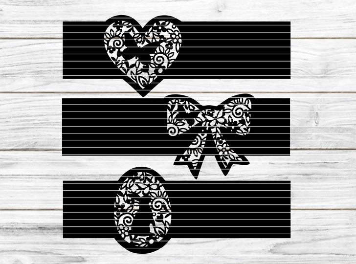 Serviettenringe Plotterdatei SVG DXF