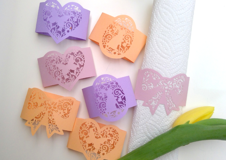 Serviettenringe Plotterdatei SVG DXF