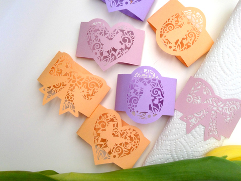 Serviettenringe Plotterdatei SVG DXF FCM