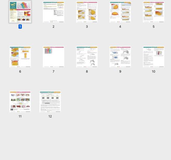 151NLY Haak patroon- Kwal boekenlegger - PDF file by Zabelina CP