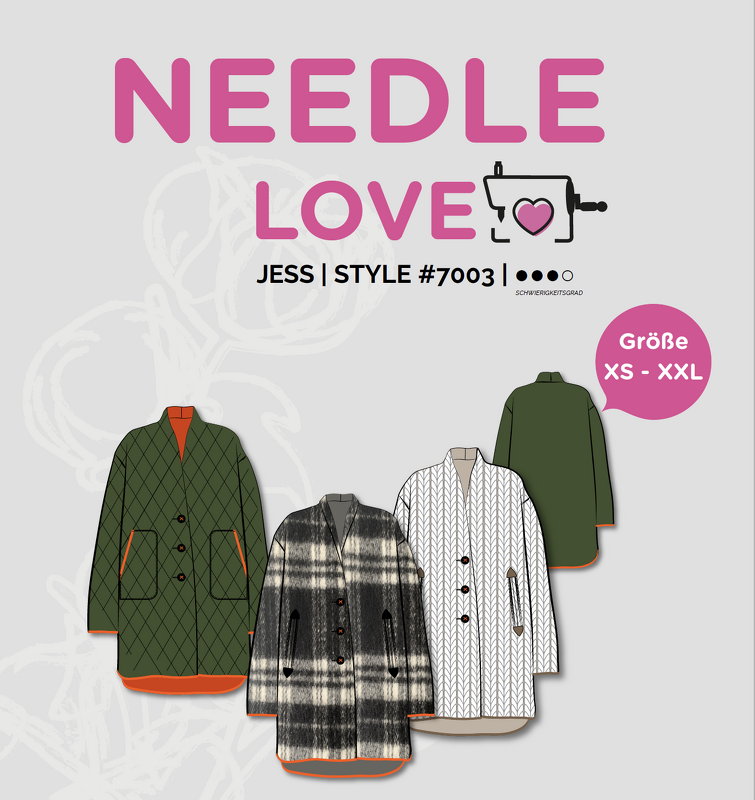JESS Schnittmuster und Nähanleitung Gr. XS-XXL
