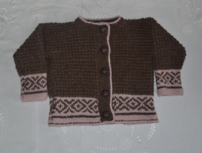 Strickanleitung * Baby Jacke in 2 Größen 4 - 18 Mon. * Norwegermuster