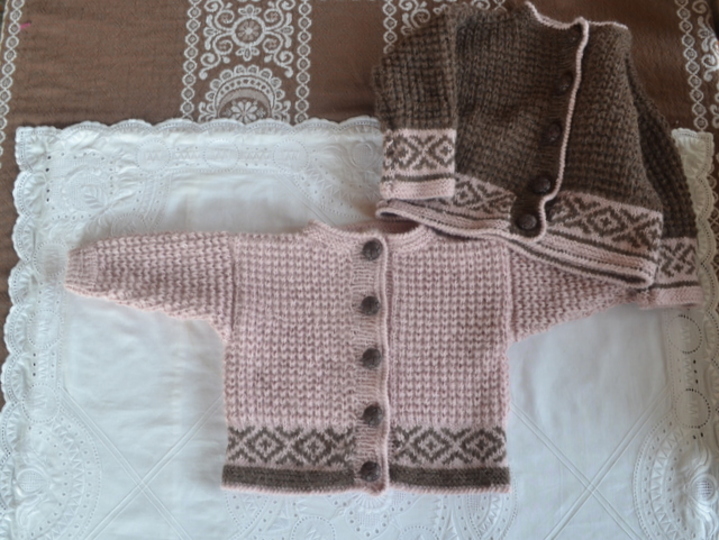 Strickanleitung * Baby Jacke in 2 Größen 4 - 18 Mon. * Norwegermuster