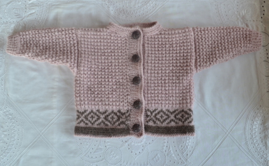 Strickanleitung * Baby Jacke in 2 Größen 4 - 18 Mon. * Norwegermuster