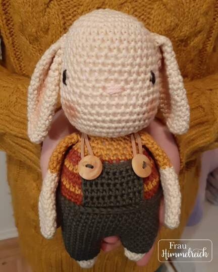 Häkelanleitung Hase Lenni