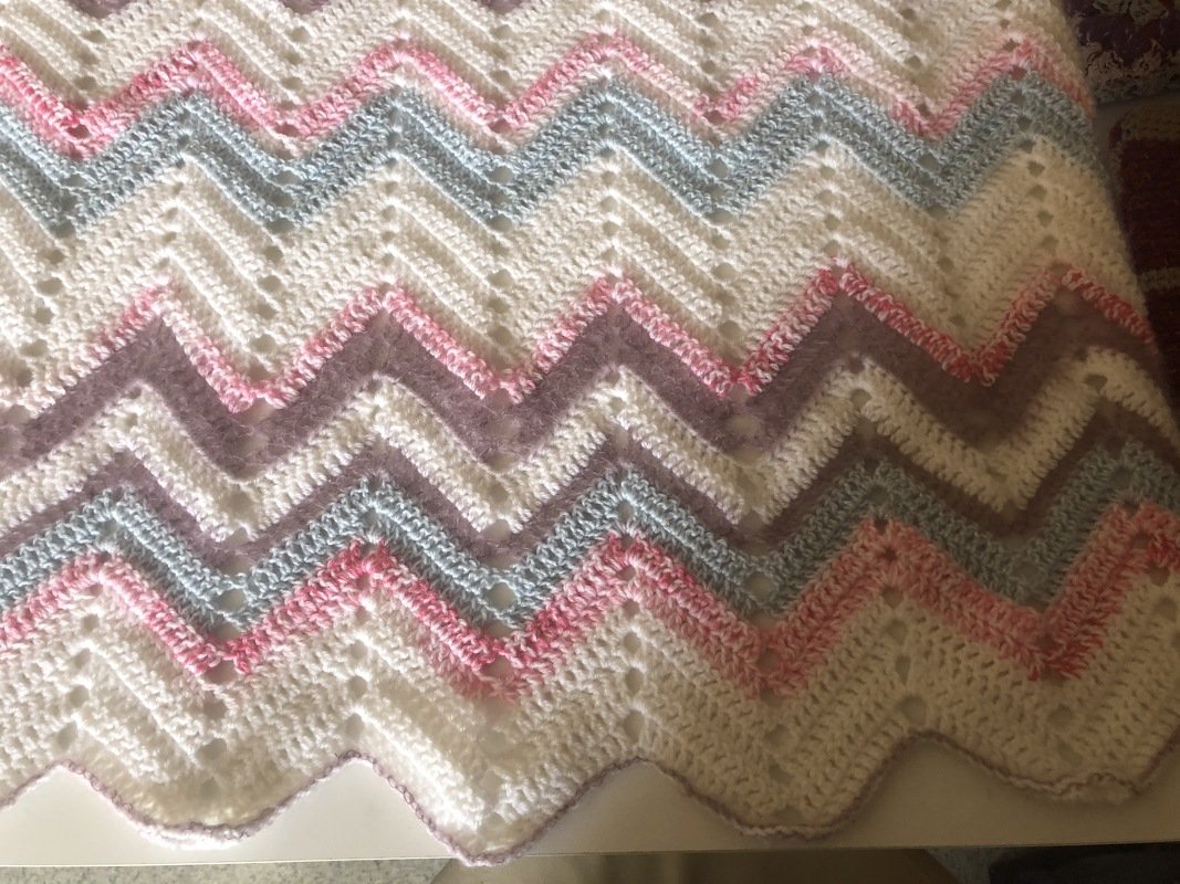 Kuscheldecke fürs Baby , Häkelanleitung