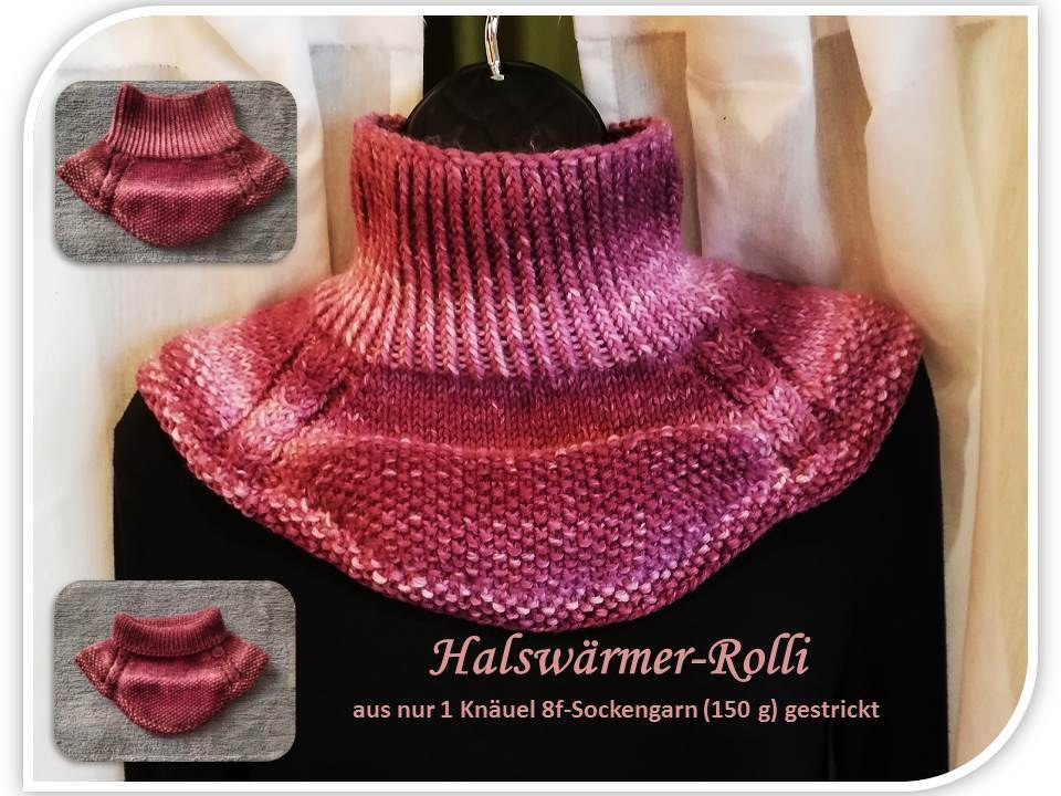 Halswärmer-Rolli  - Strickanleitung