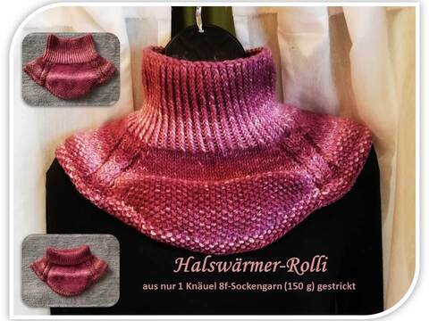 Halswärmer-Rolli  - Strickanleitung