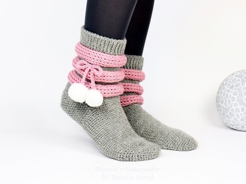 Haussocken "Fluff", PDF (Gr. 34-43, Stricklook)