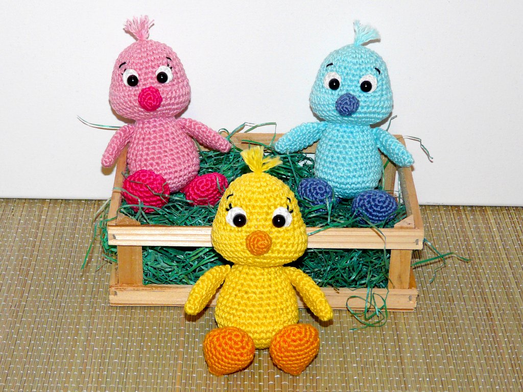 Häkelanleitung kleines Küken