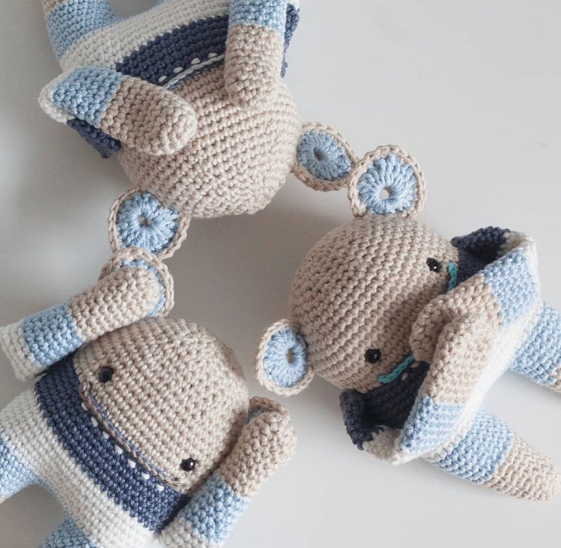 Halligalli Babyrassel Amigurmi Häkelanleitung für Anfänger - Bild 2