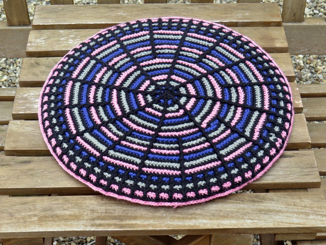 Mandala Sitzkissen Colourful Black