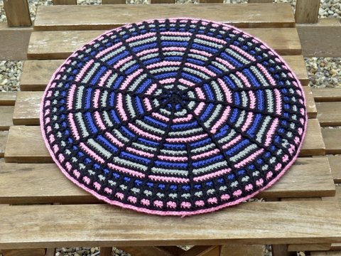 Mandala Sitzkissen Colourful Black