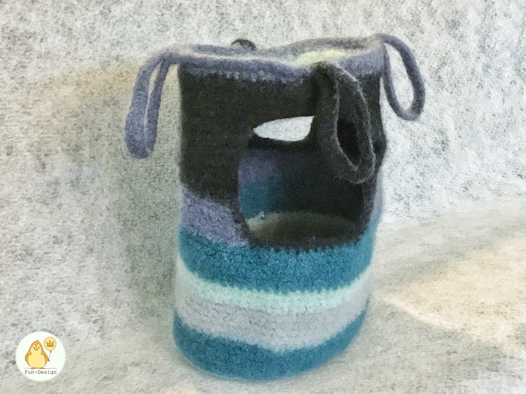 Filzhöhle für den Tierschutz - kostenlose Anleitung zum Häkelfilzen