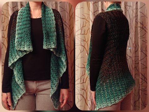 Weste Bianca häkeln Häkelweste