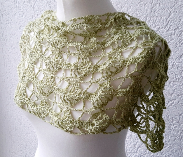 Tuch Little Tree häkeln, 4 Größen